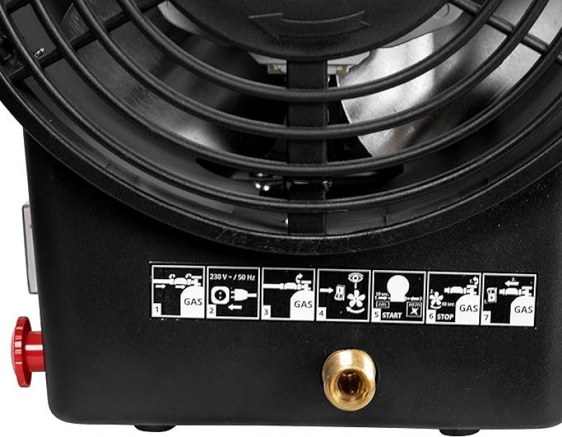 Gasheizer Gasheizgebläse Gasheizung Heizkanone Zeltheizung GGH 10 L 220-240 V 10.000 W  – 3