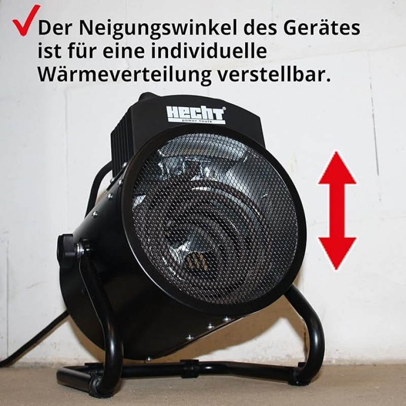 Heizlüfter mobile Elektro-Heizung mit 3000 Watt 3 Leistungsstufen Thermostat energiesparend im Verbr – 4