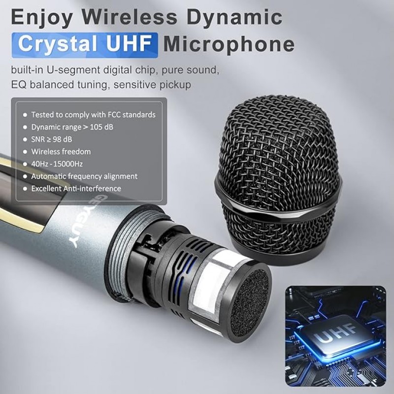PA Anlage System 3-Wege-Außenlautsprecher-Karaoke-Maschine wiederaufladbares tragbares Bluetooth 5.0 – 3