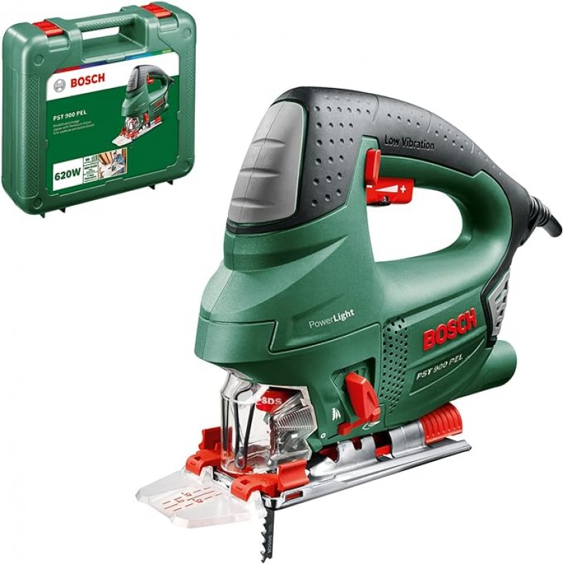 Stichsäge PST 900 PEL 620 Watt Schnitttiefe 90 mm beleuchtet im Kunststoffkoffer