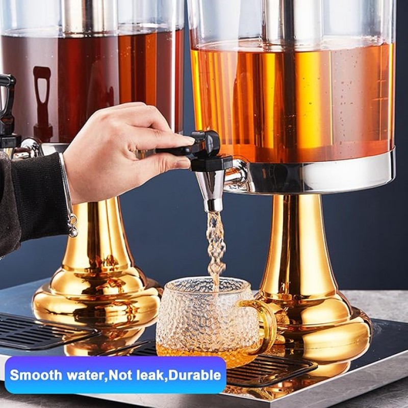 Saftspender Getränkespender Teespender Wasserspender mit Eisbehälter 24 l für Partys Frühstücksbuffe – 4