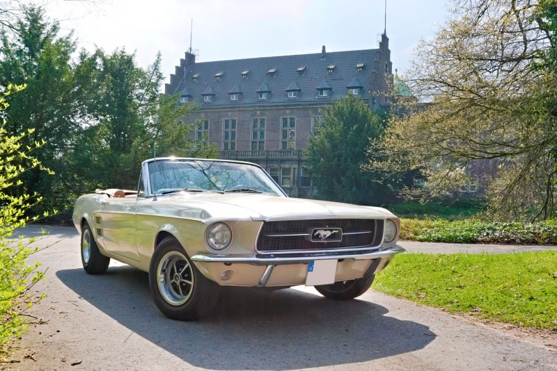MUSTANG CABRIO V8 Oldtimer Bj. 1967 zum SELBERFAHREN. Perfektes Hochzeitsauto! 