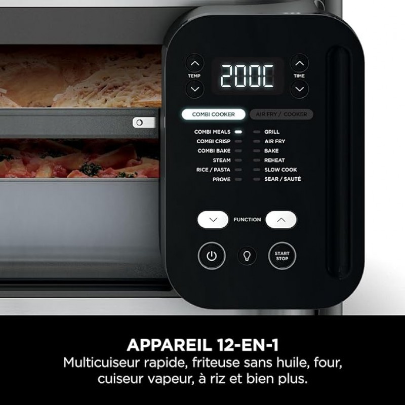 Multikocher 12-in-1 Backofen &amp; Heißluftfritteuse Fritteuse 12 Kochfunktionen Heißluftfritteuse &amp; Gri – 5
