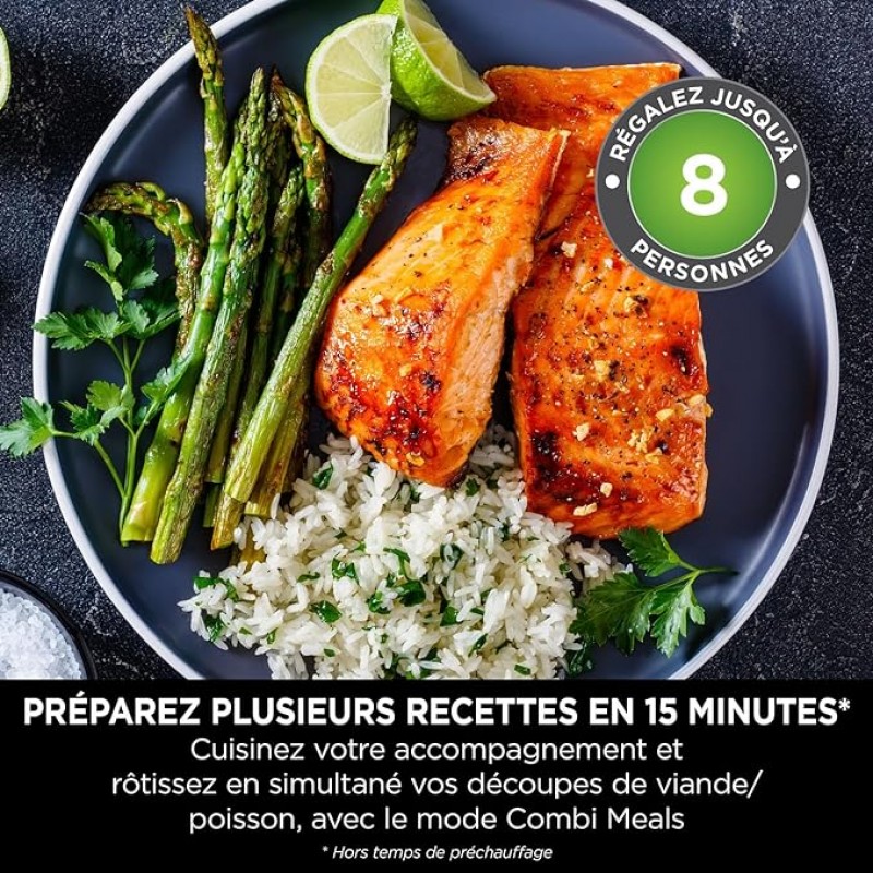 Multikocher 12-in-1 Backofen &amp; Heißluftfritteuse Fritteuse 12 Kochfunktionen Heißluftfritteuse &amp; Gri – Thumbnail 6