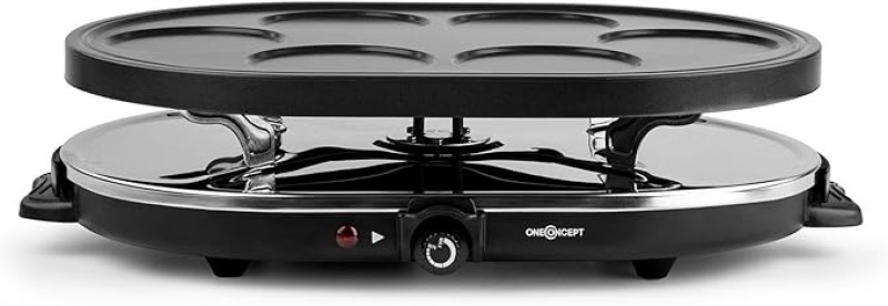 Woklette Mini-Wok Raclettegrill Tischgrill Partygrill Leistung: 1200 Watt stufenlos regulierbare Tem – 2