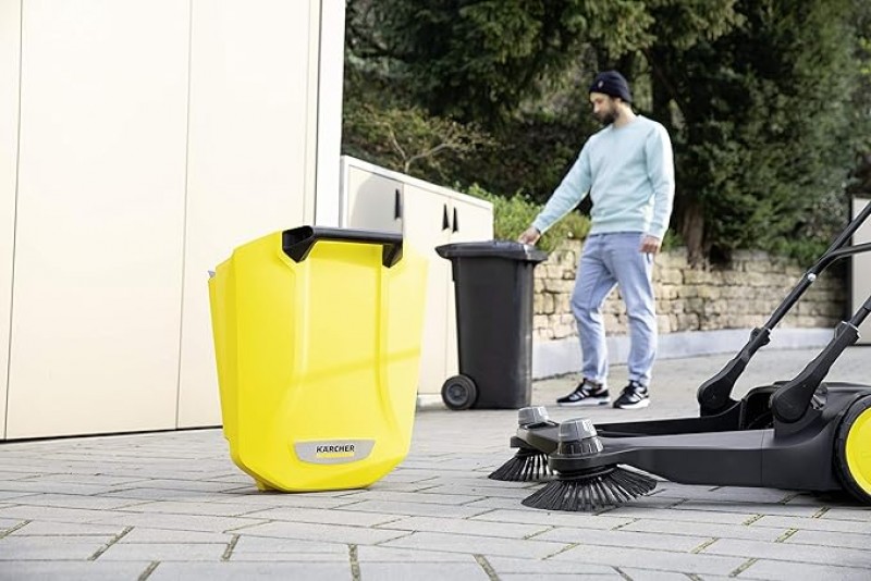 Kehrmaschine Bodenreinigungsgerät für den Außenbereich manuell Hof Wege Einfahrten Gehwege 3000 m² – 5