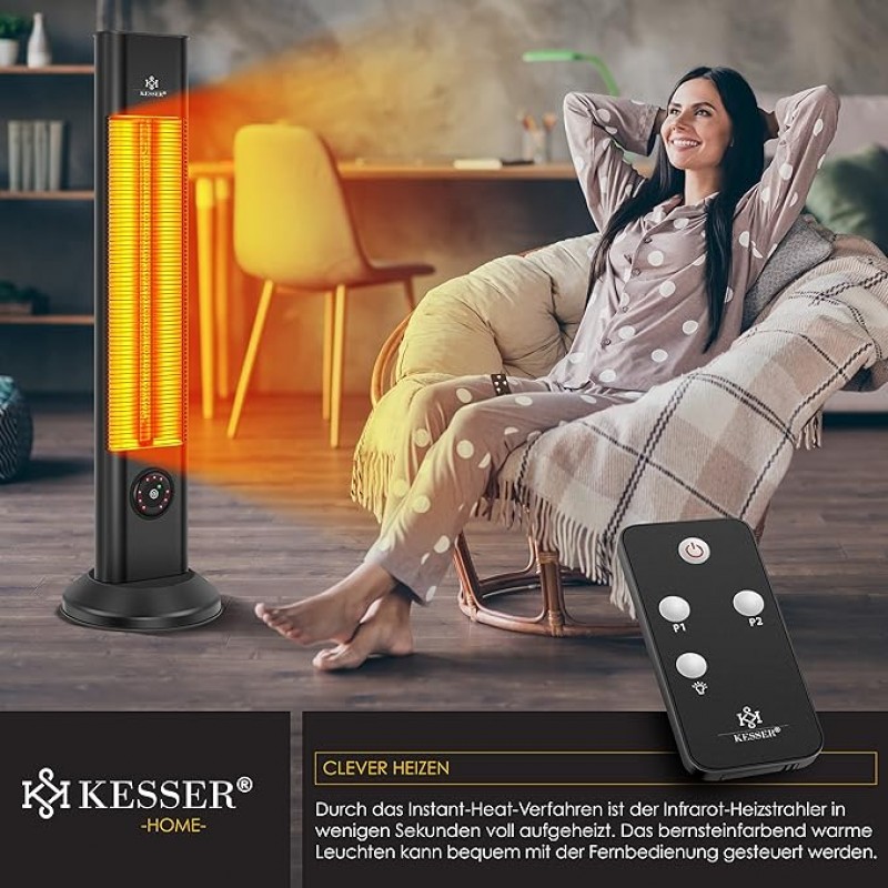 Zeltheizung Standheizstrahler Infrarot Stand Heizstrahler Wärmestrahler Terrasse Infrarotstrahler Tu – Thumbnail 6