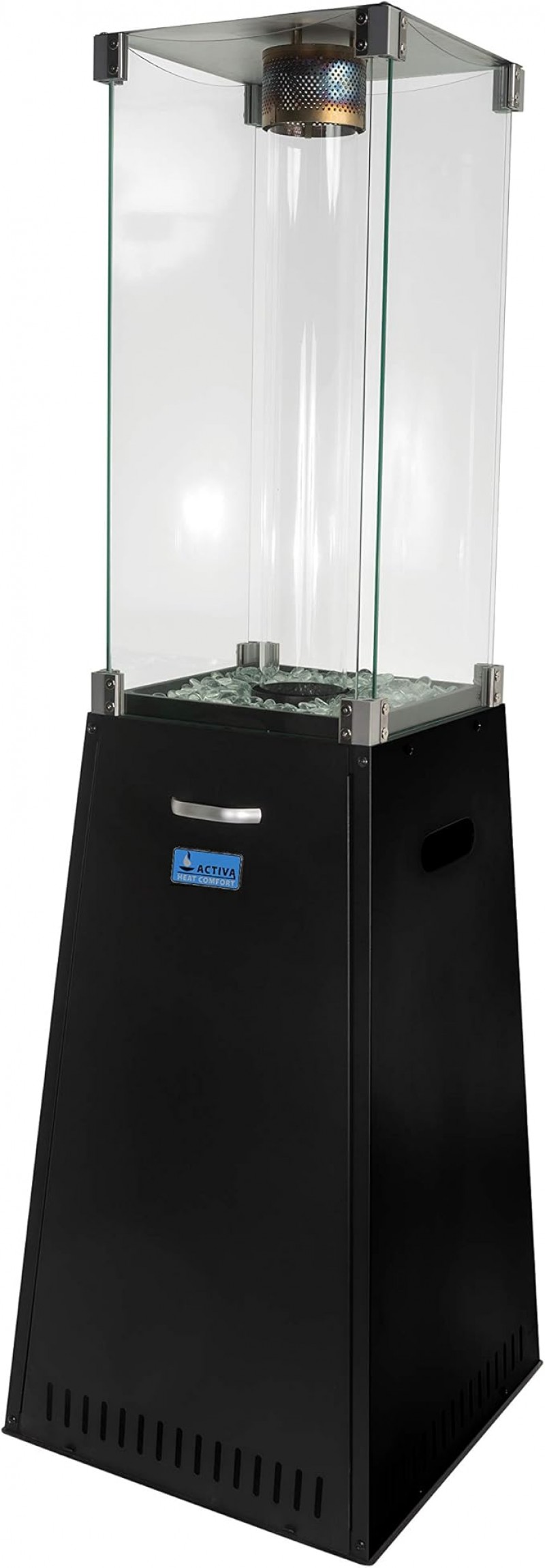 Premium Heizstrahler Glasröhre optischer Blickfang auf jeder Veranstaltung – Flammenoptik Gasbetrieb – 3