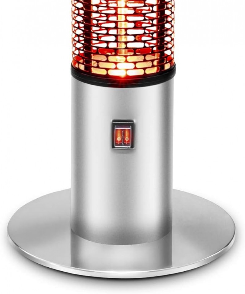 Infrarotheizung Standgerät IRS 1500 E – Heizleistung 1500 W – Heizstrahler Infrarotstrahler Außen-un – Thumbnail 6