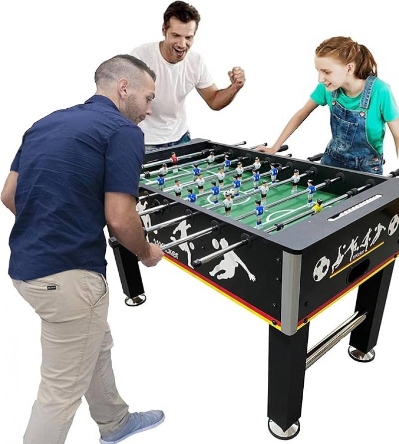 Tischkicker mieten Kickertisch Tischfußball Turnierkicker 2 – 4 Spieler inkl. 4 Bälle 140 x 73 x 87 – 2
