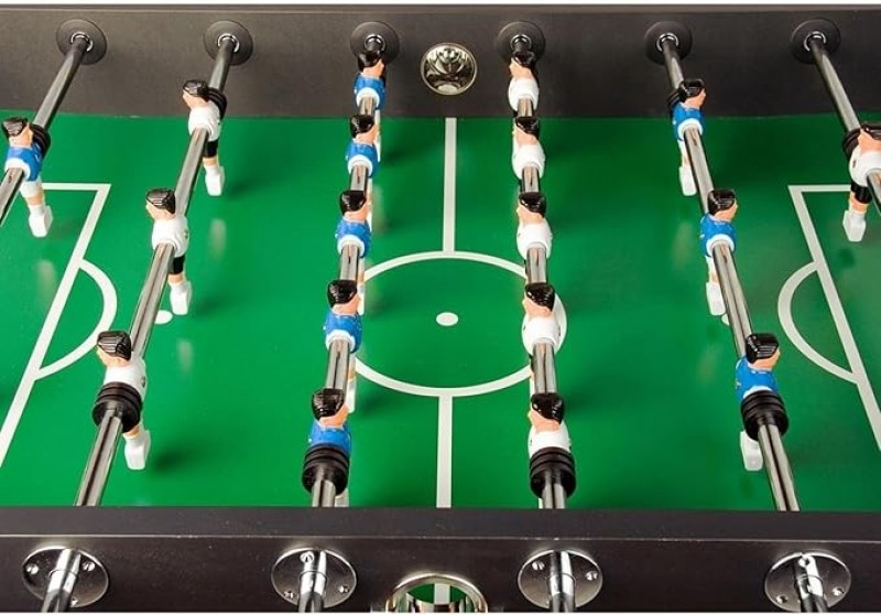 Tischkicker mieten Kickertisch Tischfußball Turnierkicker 2 – 4 Spieler inkl. 4 Bälle 140 x 73 x 87  – 2