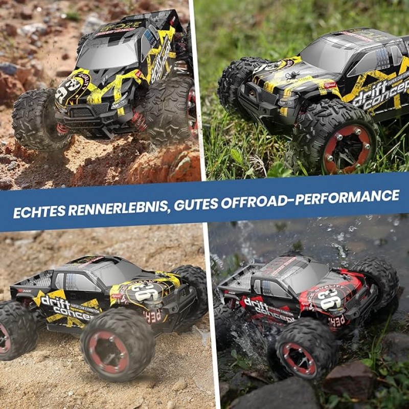 Rennauto ferngesteuertes Auto bürstenloser Motor 60 km/h 4WD Schnelles Rennauto 2 Batterien 40 Minut – 4