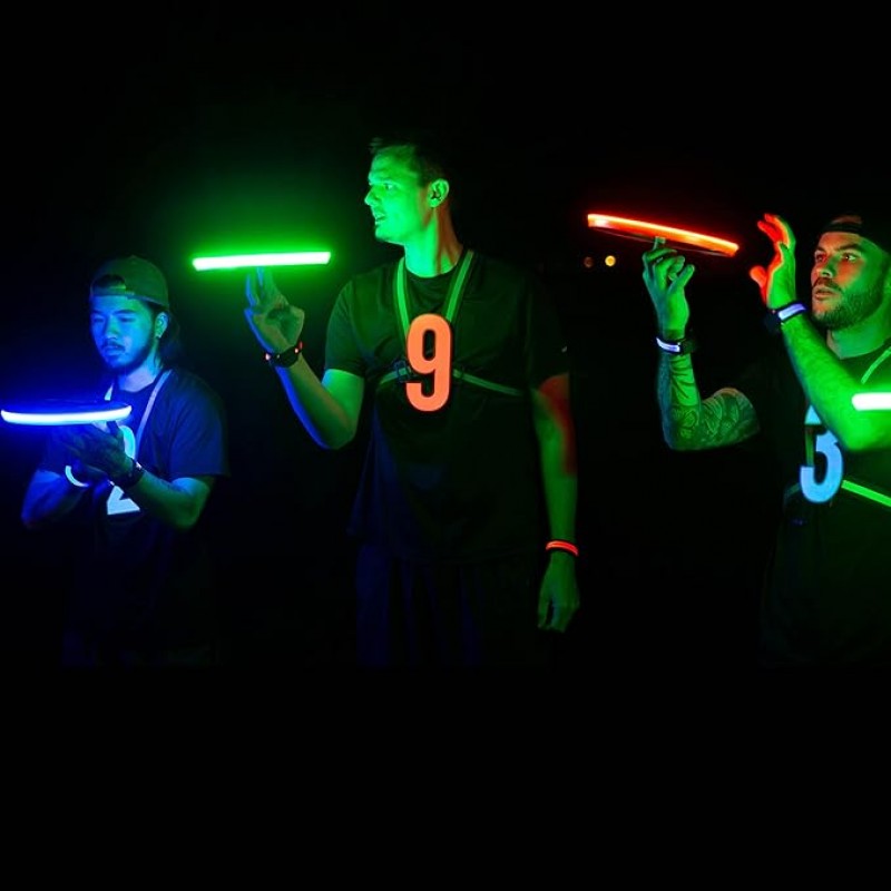 Frisbee Scheibe beleuchtet 2 Stück Flying Disc 16 Millionen RGB-Farben oder 36 LEDs Hell Smart-Modi – 5