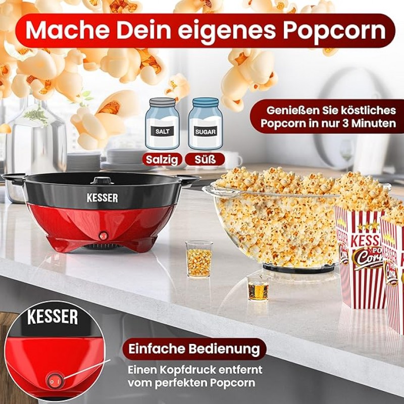 Popcornmaschine für private Feiern 800 W 5,5 l – Kindergeburtstage – 4