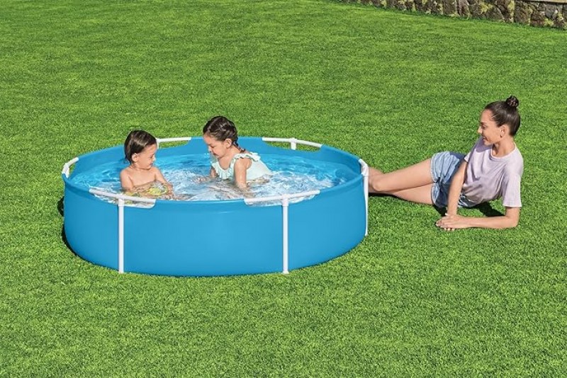 Gartenpool Kinderpool Pool für Kids Pool Ø 152 x 38 cm blau rund – 2