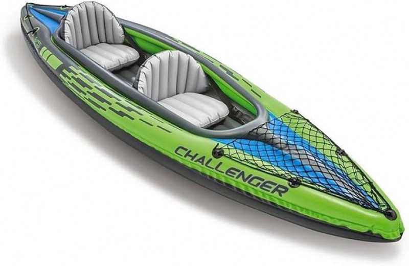 2er Kajak Schlauchboot Boot aufblasbares Kajak 351 x 76 x 38 cm – 3-teilig Campingurlaub 2er Kajak – 2