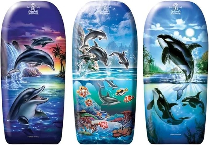 Schwimmbrett Bodyboard | Motiv: Auswahl | 82-102cm | hochwertiges EPS | Ideal als Schwimmhilfe für K