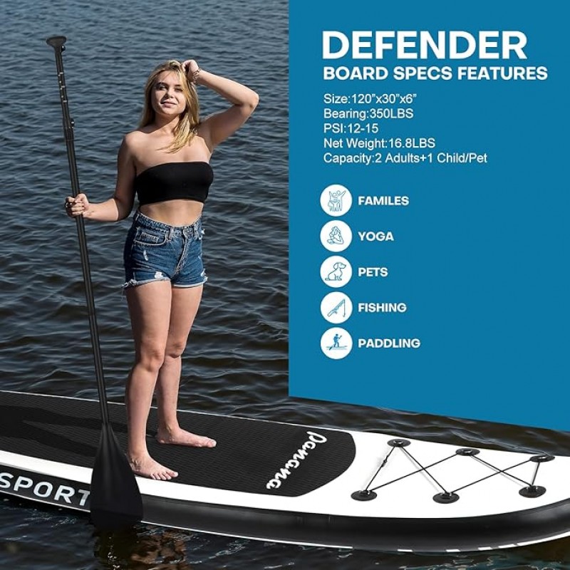 Surfbrett Panana aufblasbares Stand Up Paddle Board mit Premium SUP Board Zubehör Surfboard Surfing – 2