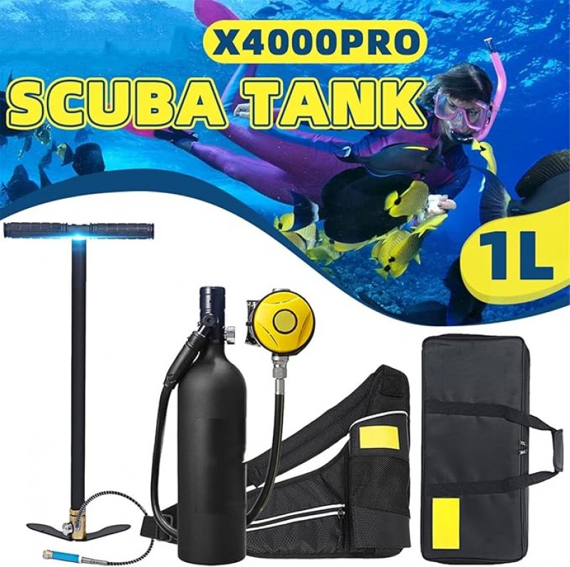 Tauchausrüstung Tauchflasche Sauerstoffflasche Tauchen Sporttauchen Mini-Tauchflasche tragbares Tauc – 2