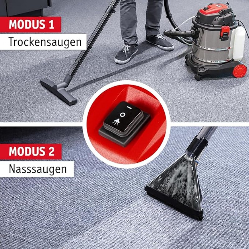 Polsterreiniger Waschsauger 1600 W Teppichreinigungsmaschine Nasssauger Trockensauger schnell effekt – 5