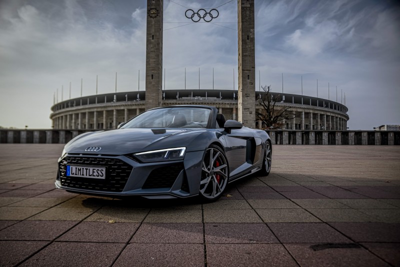 Audi R8 V10 Performance Spyder 2024 mieten Sportwagen Cabrio 