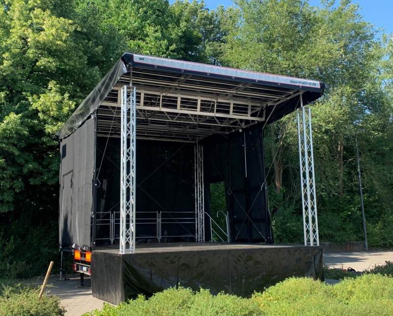 Mobile Bühne 30m² - Multistage für Stadtfest, Events, Festivals & Konzert