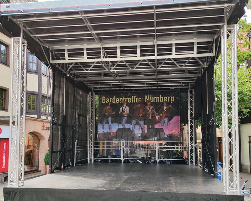 Mobile Bühne 30m² - Multistage für Stadtfest, Events, Festivals &amp; Konzert – 4