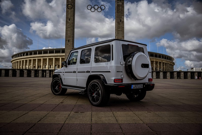 Mercedes-Benz G63 AMG Weiß 2024 mieten SUV G-Klasse G 63 Hochzeitsauto Sportwagen – 3