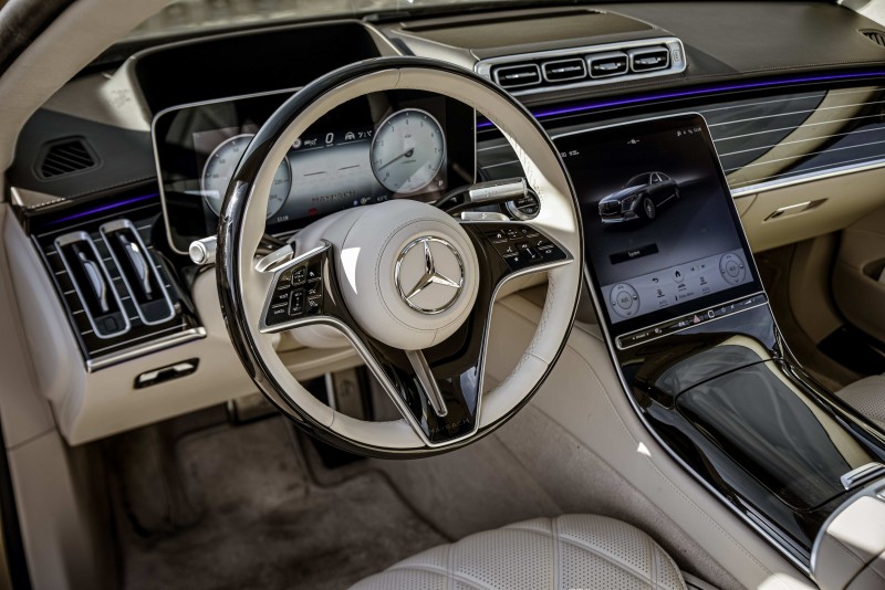 Mercedes-Benz Maybach S680 2025 V12 mieten Berlin Hochzeitswagen Brautauto Luxusauto S-Klasse – Thumbnail 10