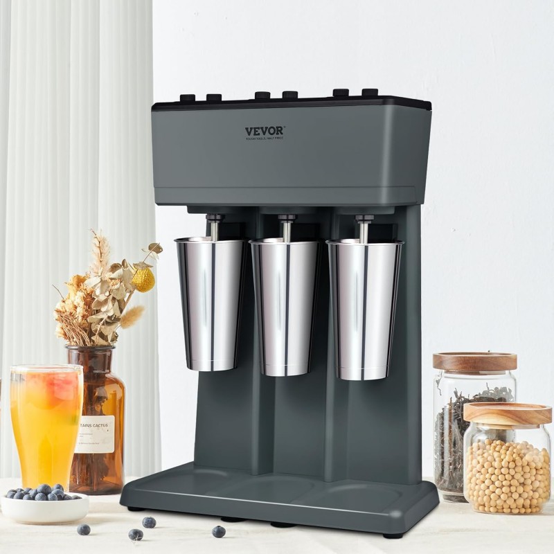 Getränkemixer Cocktailmixer Shakemixer 750 Watt 820 ml Einzelkopf-Milchshake-Maschine  – Thumbnail 7