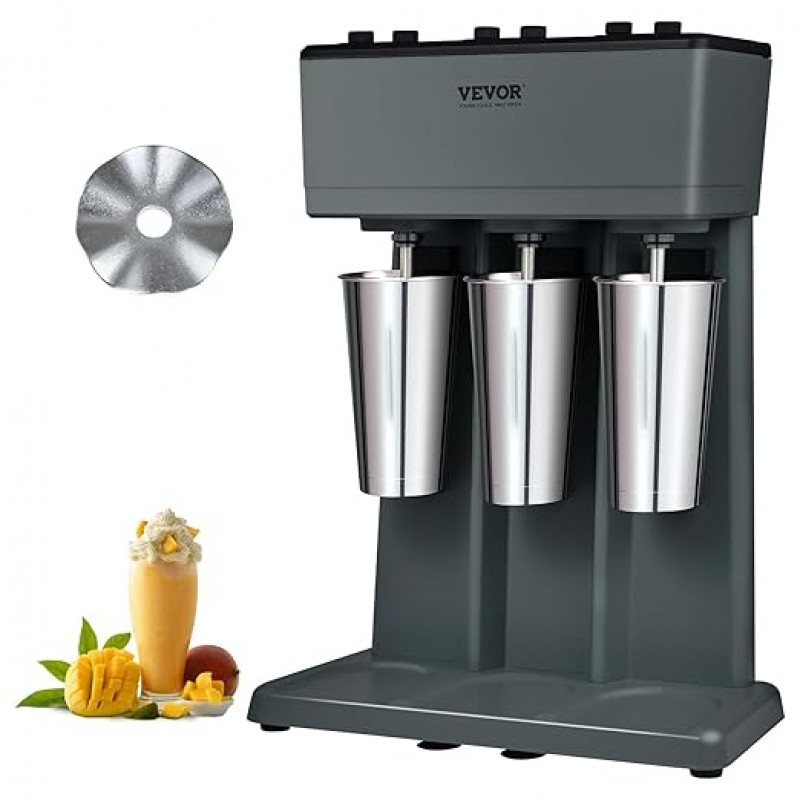 Getränkemixer Cocktailmixer Shakemixer 750 Watt 820 ml Einzelkopf-Milchshake-Maschine 