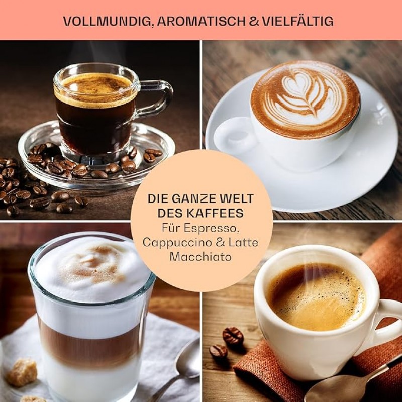 Espressomaschine Mini-Espressomaschine Kaffeevollautomat mit Milchaufschäumer 1,8 l mit Siebträger – Thumbnail 7