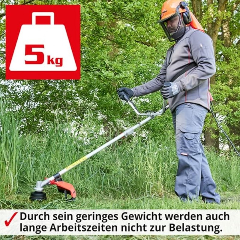 Rasentrimmer Freischneider Kantenschneider Motorsense Elektro-Rasentrimmer 1400 Watt elektrisch – Thumbnail 6