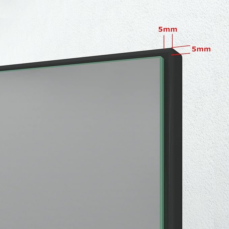 Spiegelwand Ganzkörperspiegel Konzertspiegel Eventspiegel 190x100cm Standspiegel Eingang Wandspiegel – 2