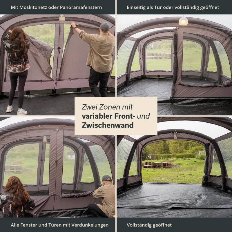 Aufblasbares Zelt Luftzelt Aufblaszelt Familienzelt für 6 Personen mit/ohne Sleeper-Technologie 4000 – Thumbnail 7