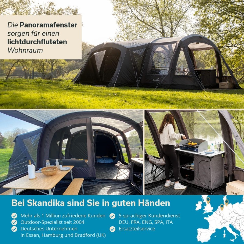 Aufblasbares Zelt Luftzelt Aufblaszelt Familienzelt für 6 Personen mit/ohne Sleeper-Technologie 4000 – Thumbnail 8
