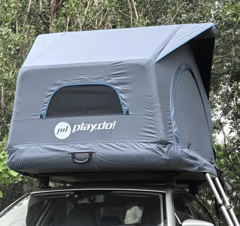Dachzelt aufblasbar Auto 2 Personen Autodachzelt Campingzelt einfacher Aufbau Outdoor Glamping – Thumbnail 8