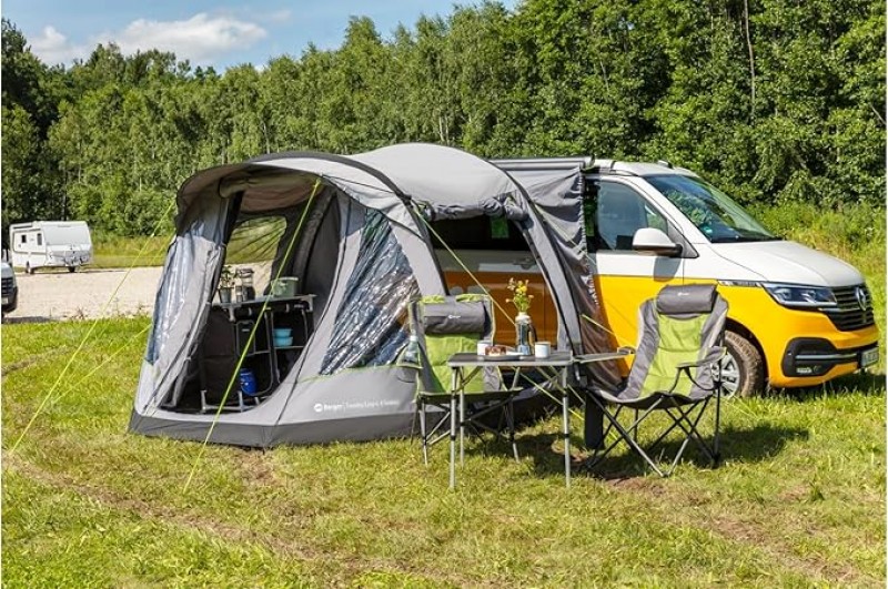Autozelt aufblasbar Busvorzelt Touring Air freistehendes Outdoorzelt Luftzelt Vorzelt Campingzelt  – 4