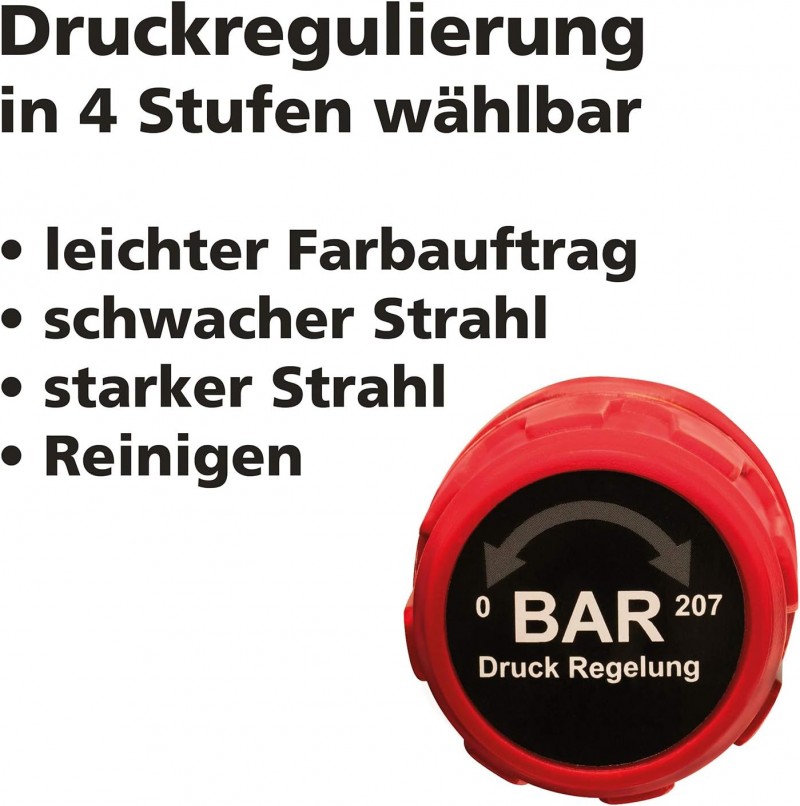 Sprühpistole Farbsprühsystem Spritzgerät Farbsprüher Farbspritzgerät Farbspritzpistole Farbsprüher – Thumbnail 6