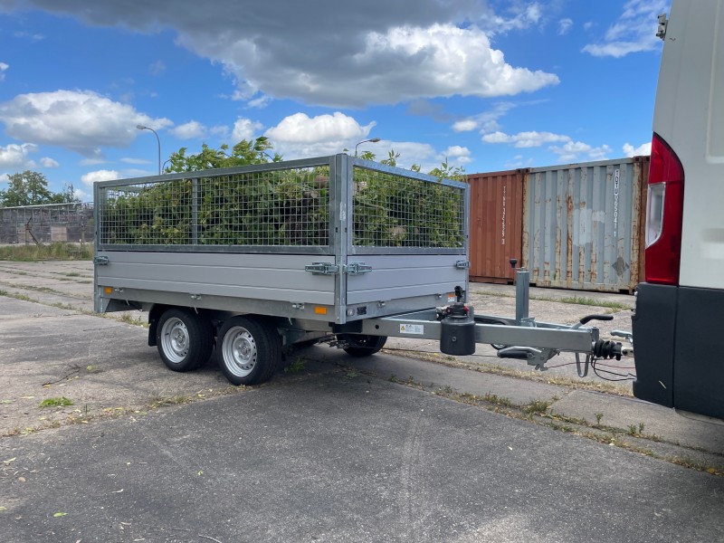 2700kg Kippanhänger Kipper Anhänger Heckkipper mieten 276 x 170cm – 2