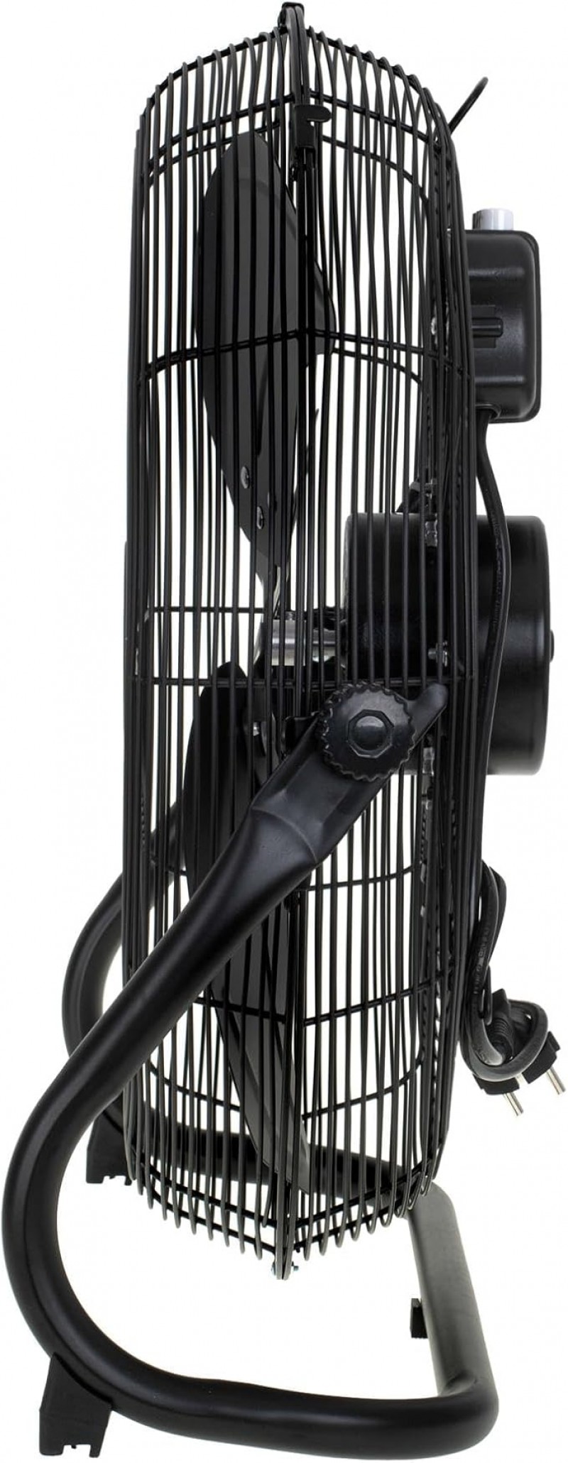 Ventilator Standventilator Windmaschine 45 cm 200 W Chrom 3 Geschwindigkeiten Aluminiumflügel leise – 3