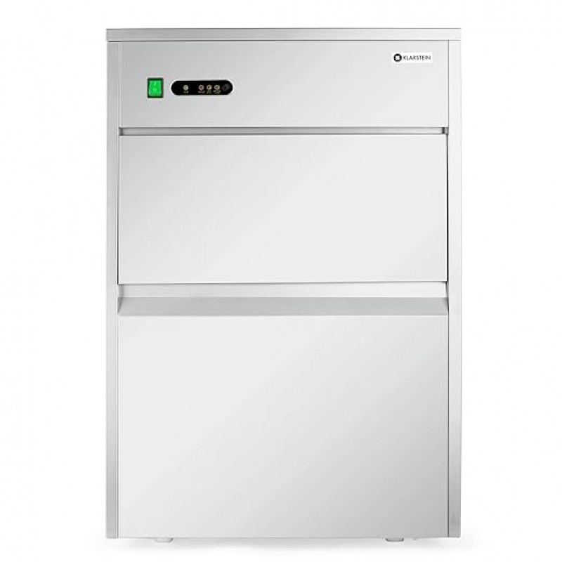 Professioneller Eiswürfelbereiter 50 kg Eiswürfelmaschine 10 kg Vorratsfach LED – 3