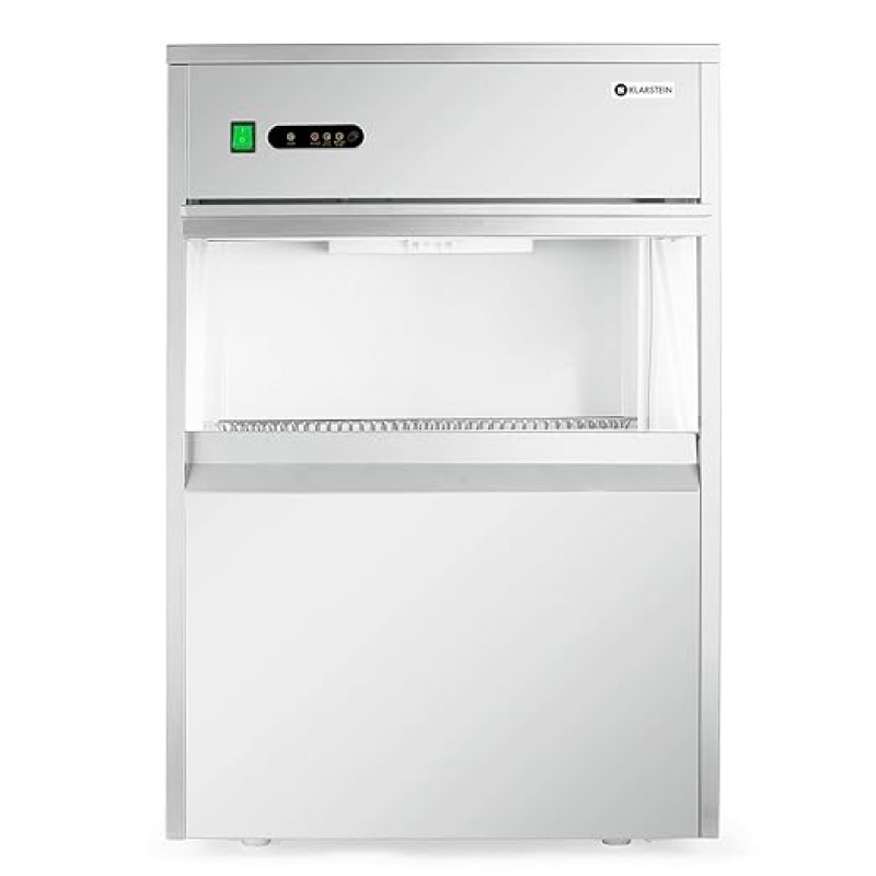 Professioneller Eiswürfelbereiter 50 kg Eiswürfelmaschine 10 kg Vorratsfach LED – 4