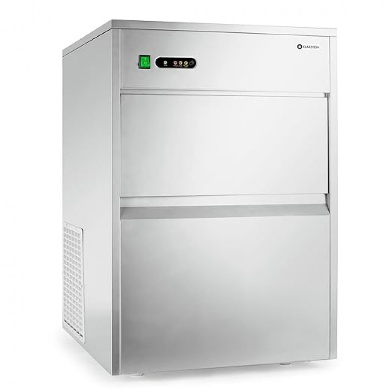 Professioneller Eiswürfelbereiter 50 kg Eiswürfelmaschine 10 kg Vorratsfach LED – 2