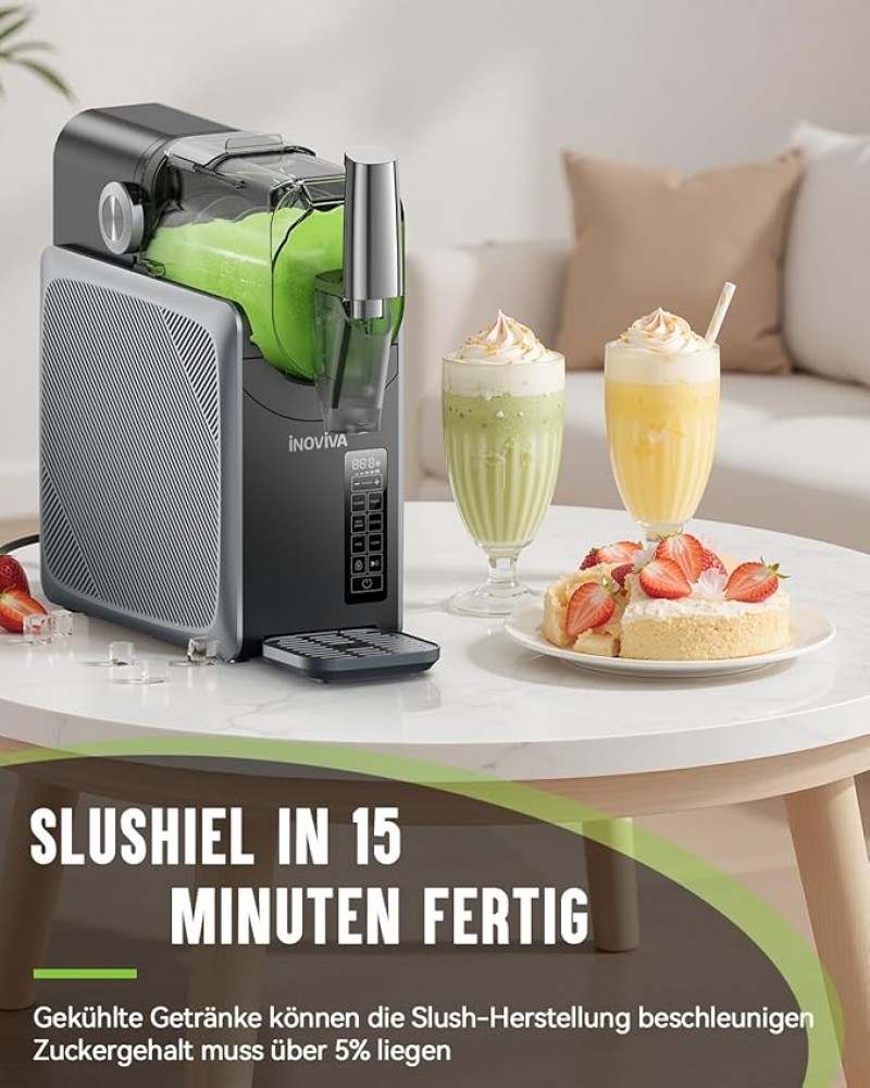Slush-Maschine 2 L Slush-Maschine für Zuhause mit Selbstreinigung 5 voreingestellte Programme Frozen – 3