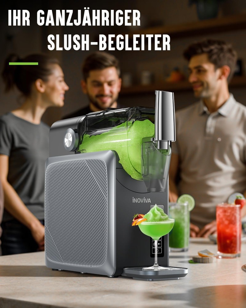 Slush-Maschine 2 L Slush-Maschine für Zuhause mit Selbstreinigung 5 voreingestellte Programme Frozen – Thumbnail 8