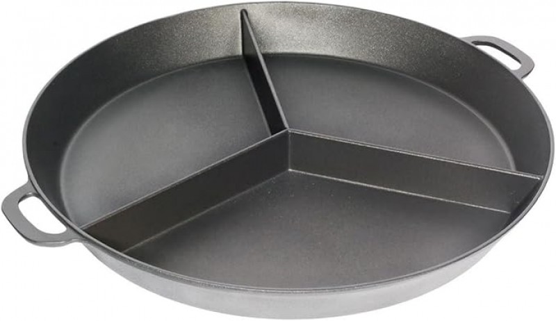 Omelettpfanne 3 teilig Pfanne Aluguss 80 cm 40 L Paella-Pfanne Grillpfanne Partypfanne Riesenpfanne 