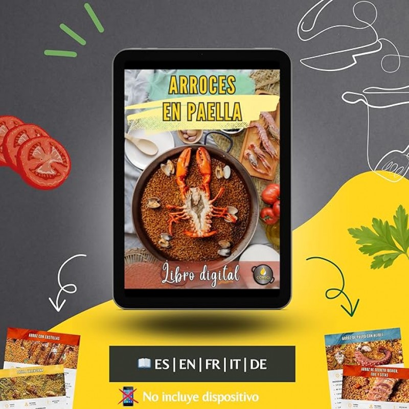 Paella-Set Paella-Brenner-Set Butangas 70 cm Paella-Pfanne 90 cm Gasregler Schlauchhalterung – Thumbnail 6