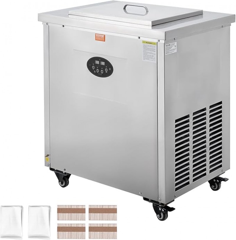 Eis am Stil Maschine Eisbereiter gewerbliche Eismaschine 40 Stück Edelstahl-Eismaschine für Eis – 2