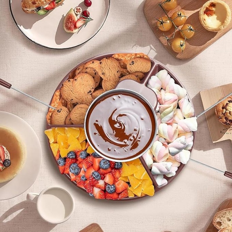 Schokoladenschmelze Schokoladenfondue Fondue Schokoladenschmelzmaschine Schokoladenfondue elektrisch – 2